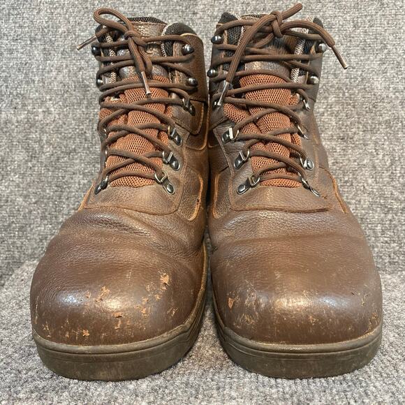 Drew Footwear Mens Brown Leather Waterproof Work Hiking Boots Size 16M Durable main image 7